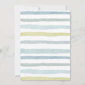 Greenery Pumpkin Herfst in Love Baby shower Invita Kaart (Achterkant)