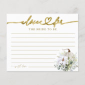 Greenery Pumpkin Herfst Vrijgezellenfeest Advice K (Voorkant)