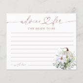 Greenery Pumpkin Herfst Vrijgezellenfeest Advice K (Voorkant)