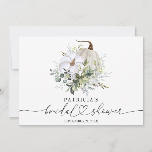 Greenery Pumpkin Herfst Vrijgezellenfeest Advice K (Achterkant)