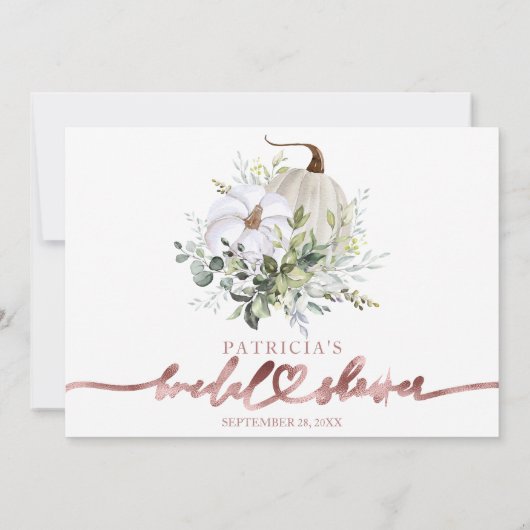 Greenery Pumpkin Herfst Vrijgezellenfeest Advice K (Achterkant)