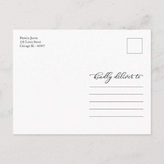 Greenery Pumpkin Herfst Vrijgezellenfeest Dank u Briefkaart (Achterkant)