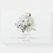 Greenery Pumpkin Herfst Vrijgezellenfeest Gastenbo Gastenboek (Voorkant)