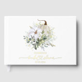 Greenery Pumpkin Herfst Vrijgezellenfeest Gastenboek (Voorkant)