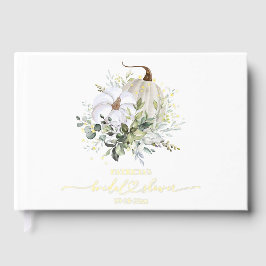 Greenery Pumpkin Herfst Vrijgezellenfeest Gastenboek