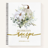 Greenery Pumpkin Herfst Vrijgezellenfeest Recipe B Notitieboek (Voorkant)