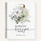 Greenery Pumpkin Herfst Vrijgezellenfeest Recipe B Notitieboek (Voorkant)