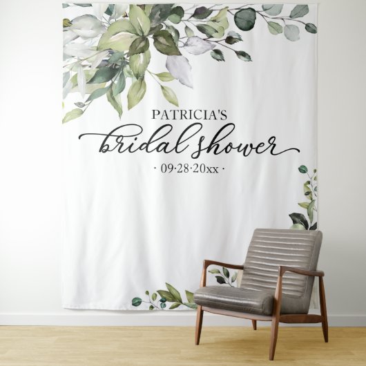 Greenery Pumpkin Herfst Vrijgezellenfeest Wandkleed (In situ)