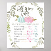 Greenery Pumpkin Old Wives Tales Poster (Voorkant)