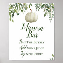 Greenery Pumpkin Sign, Vrijgezellenfeest Sign