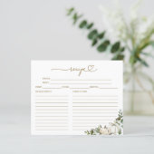 Greenery Pumpkin Vrijgezellenfeest Recept Kaarten (Staand voorkant)