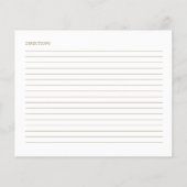 Greenery Pumpkin Vrijgezellenfeest Recept Kaarten (Achterkant)