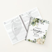 Greenery Pumpkin Vrijgezellenfeest Recipe Book Notitieboek (Binnen)