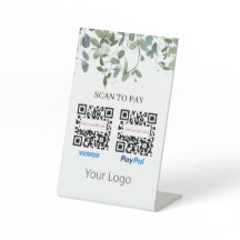 Greenery QR Code Scan om je Logo te betalen