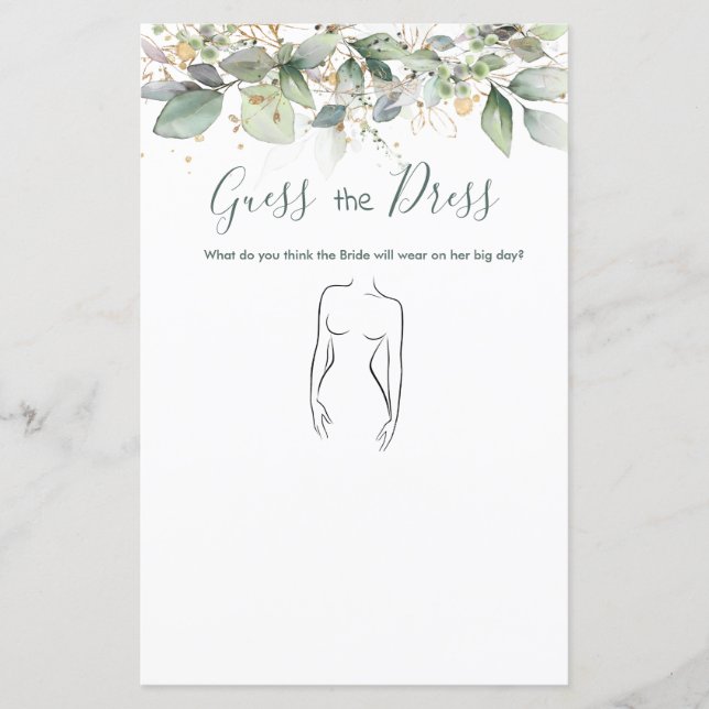 Greenery raadt het Vrijgezellenfeest-spel (Voorkant)