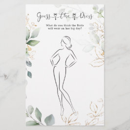 Greenery raadt het Vrijgezellenfeest-spel Briefpapier