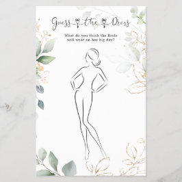 Greenery raadt het Vrijgezellenfeest-spel Flyer