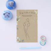 Greenery raadt het Vrijgezellenfeest-spel Flyer (Enkel)