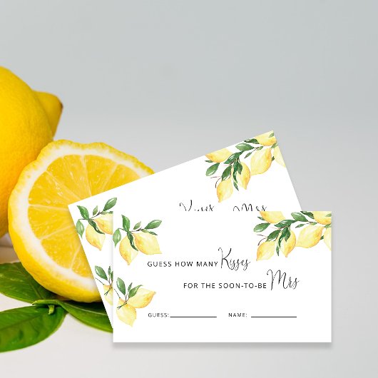 Greenery raden hoeveel Kisses Game Informatiekaartje