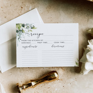 Greenery recipe-kaart