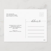 Greenery Red Berries Holiday Foto Briefkaart (Achterkant)