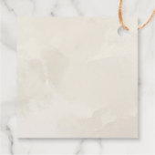 Greenery Red Berries kerstfeestdag Gift Labels (Achterkant)