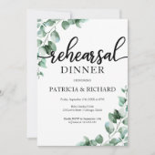 Greenery repetitie diner kaart (Voorkant)