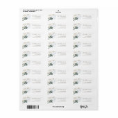 greenery Return Address Label (Full Sheet)
