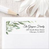 Greenery Return Address Label (Insitu)