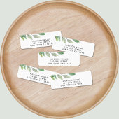 Greenery Return Address Label