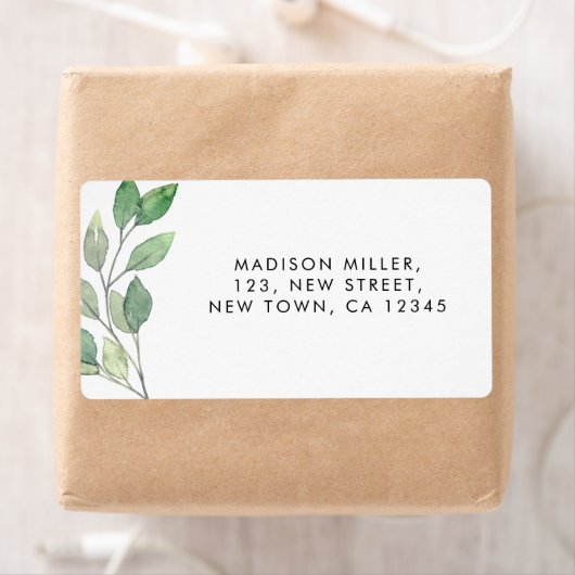 Greenery Return Address Label (Insitu)