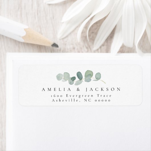 Greenery Return Address Labels (Insitu)