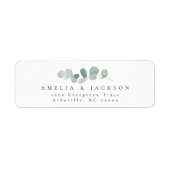 Greenery Return Address Labels (Voorkant)