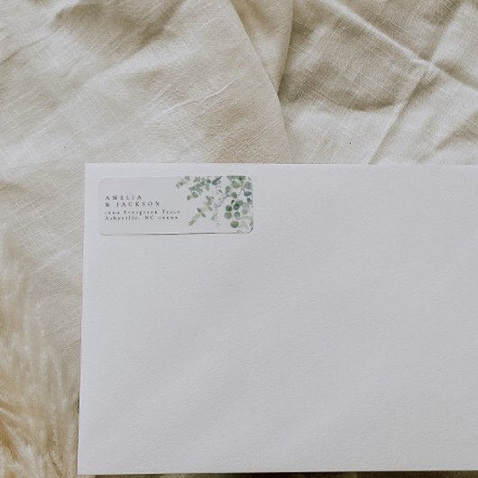 Greenery Return Address Labels