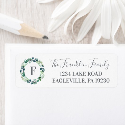 Greenery Return Address Labels (Insitu)