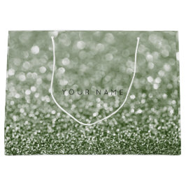 Greenery Rosmarin Cali Green Glitter Favor Gift Groot Cadeauzakje