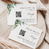 Greenery RSVP kaart bruiloft Sjabloon