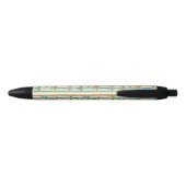 Greenery Rustic Bamboo Forest Zwarte Inkt Pen (Achterkant)