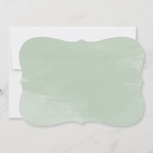 Greenery rustic Wedding Rehearsal Dinner Invites Kaart (Achterkant)