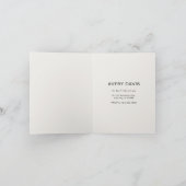 Greenery Safari Baby shower Gevouwen Uitnodiging (Binnen)