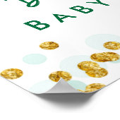 Greenery Safari Drive by Baby shower Welcome Sign Poster (Hoek)