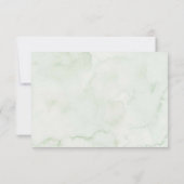 Greenery Sage Storybook Baby shower Bedankt Card (Achterkant)