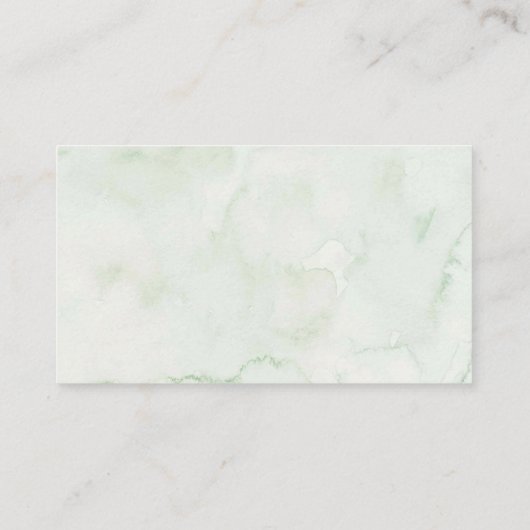 Greenery Sage Storybook Baby shower Luier Raffle Informatiekaartje (Achterkant)