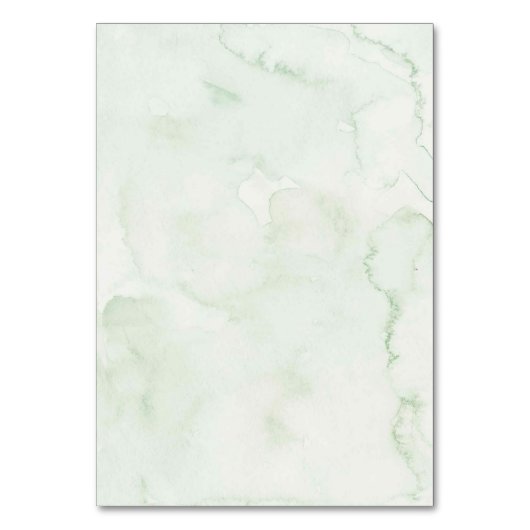 Greenery Sage Storybook Baby shower Tafelnummer (Achterkant)