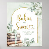Greenery Sage Storybook Baby zijn zoet Poster (Voorkant)