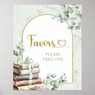 Greenery Sage Storybook geeft de voorkeur aan Post Poster