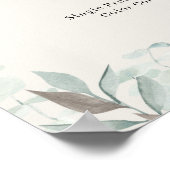 Greenery Salon Price List Poster (Hoek)