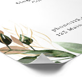 Greenery Salon Price List Poster (Hoek)