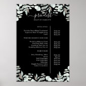 Greenery Salon Price List Poster (Voorkant)