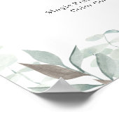 Greenery Salon Price List Poster (Hoek)